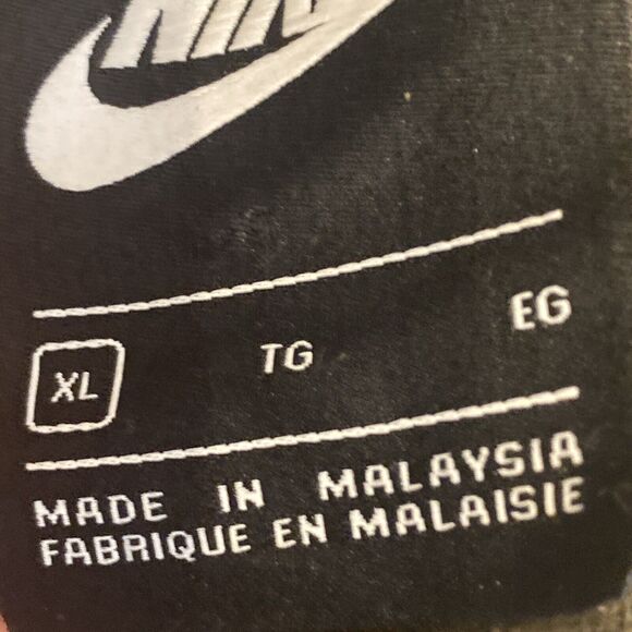 Nike Hoodie Youth Boys Size XL Green Camo Sweater Just Do It Hooded Sweatshirt - Picture 4 of 4